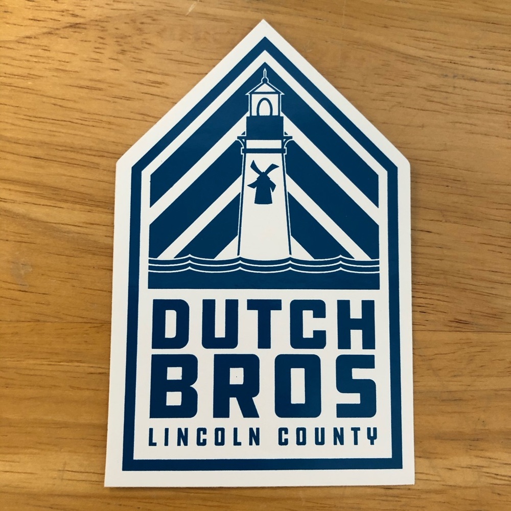 Dutch Bros Lincoln County Sticker